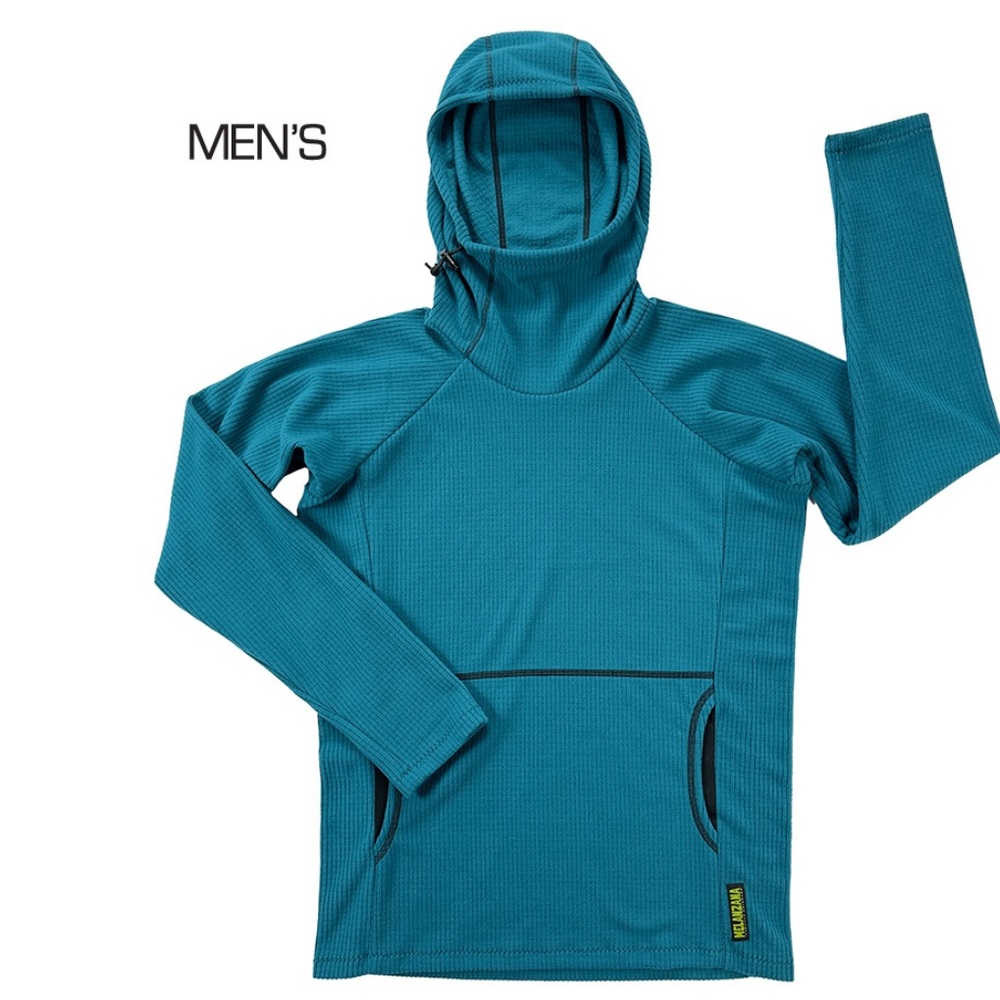 Brand New Melanzana Men’s Large Micro Grid Hoodie